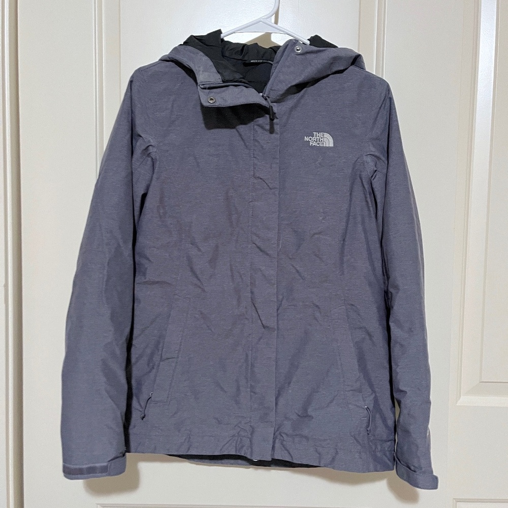 THE NORTH FACE  Insulated Hooded Gray Diamond Jacket Coat